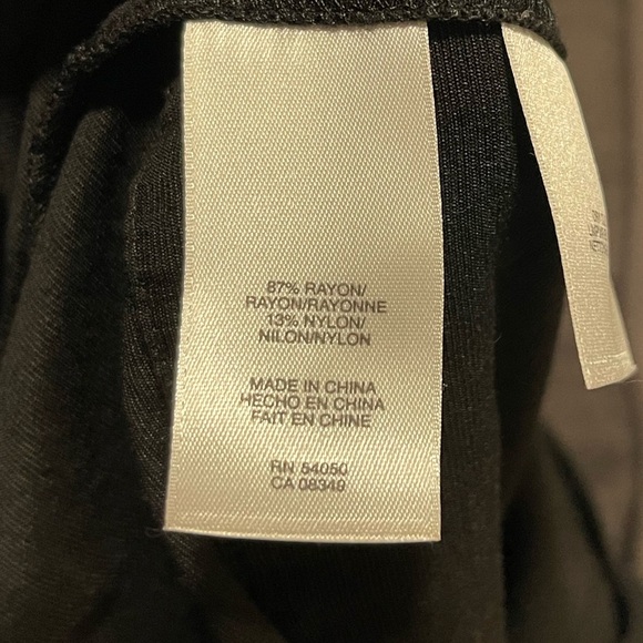 Rachel Roy Black Button Front Shirt Dress, Size 12 - Picture 6 of 8